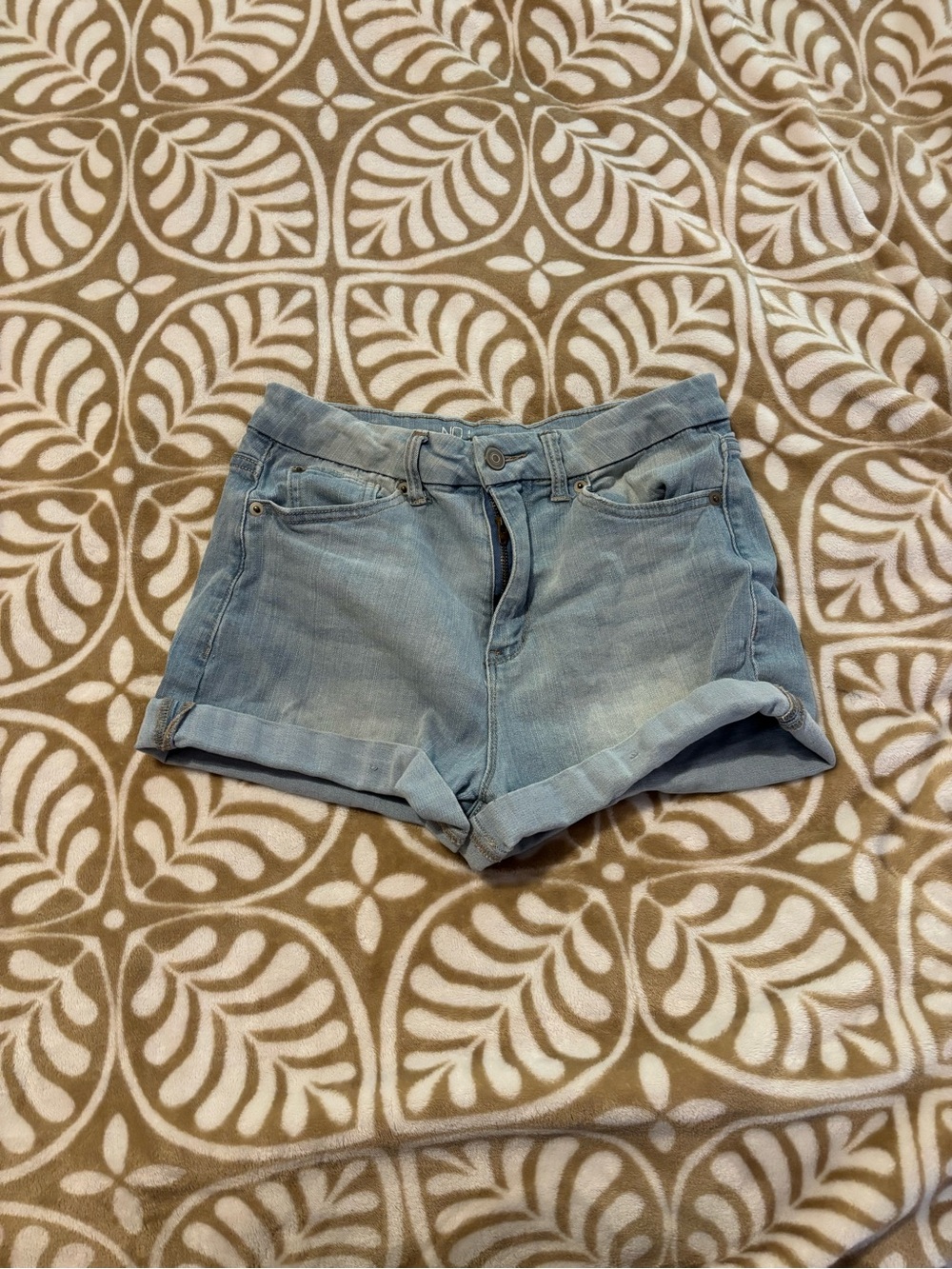 Light Wash Denim Shorts - Casual Women's Shorts